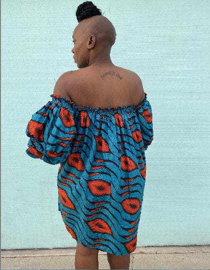 Abíọ́lá Off Shoulder Dress