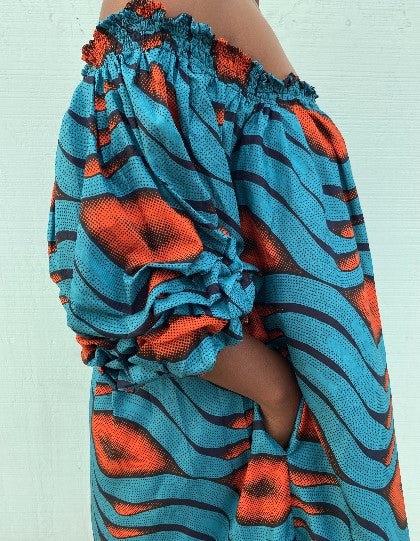 Abíọ́lá Off Shoulder Dress
