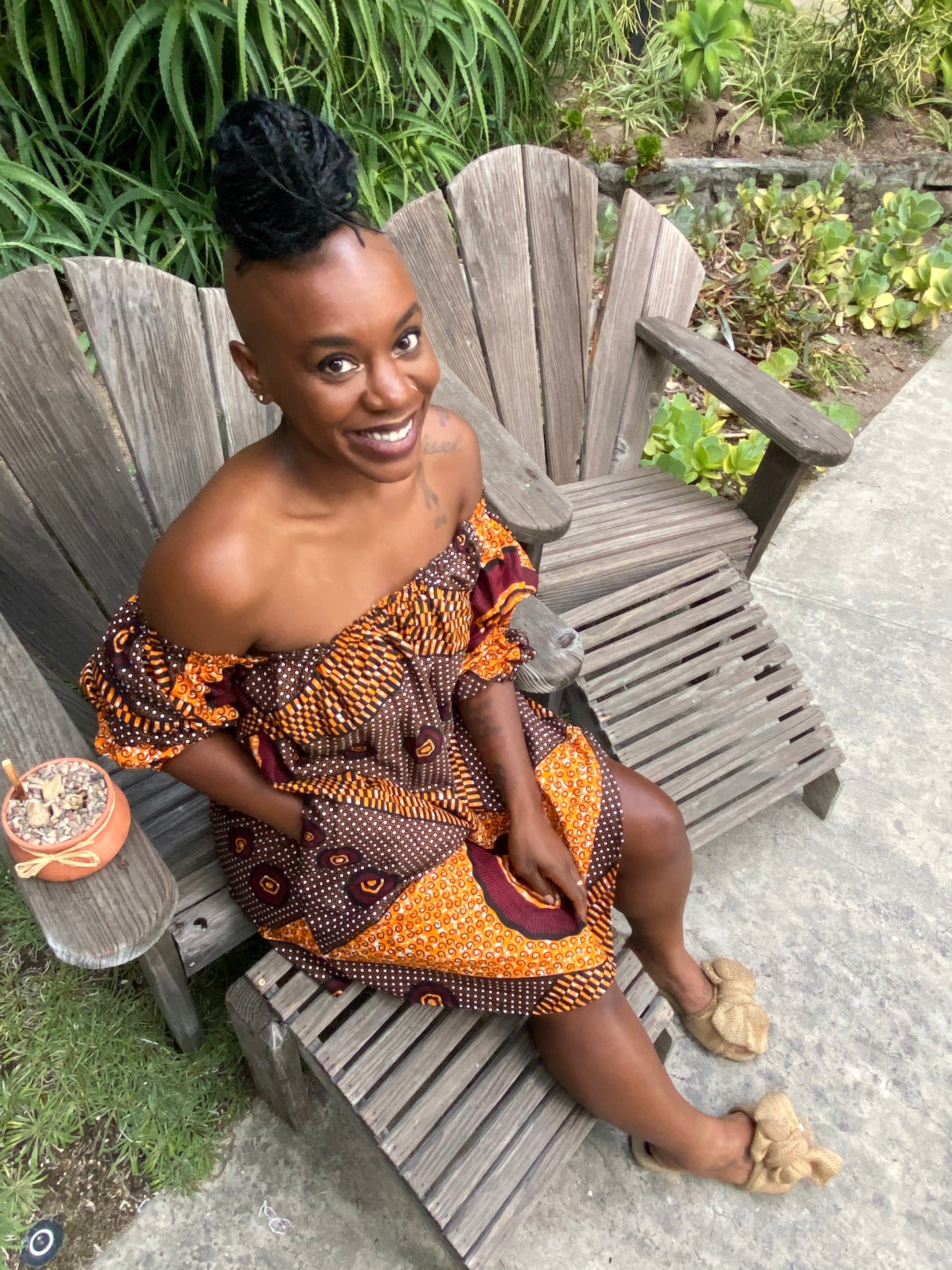 Ngozi  Off Shoulder Dress