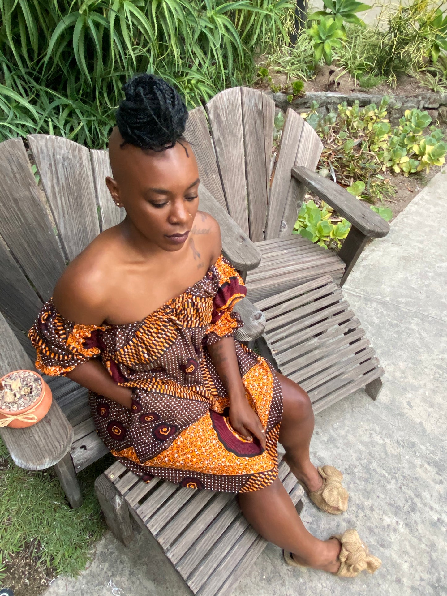 Ngozi  Off Shoulder Dress
