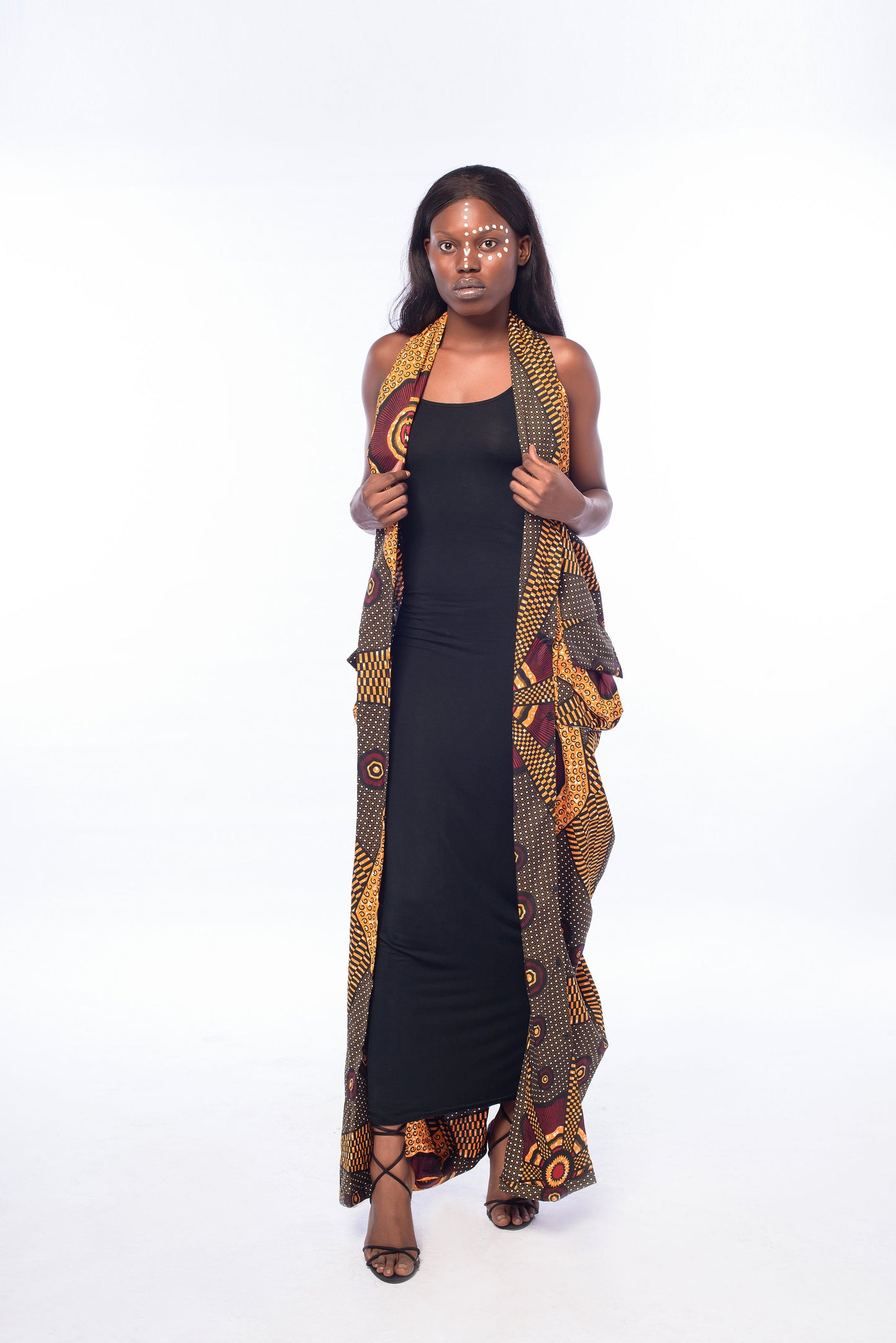 Ngozi Oversized Halter Cargo Dress