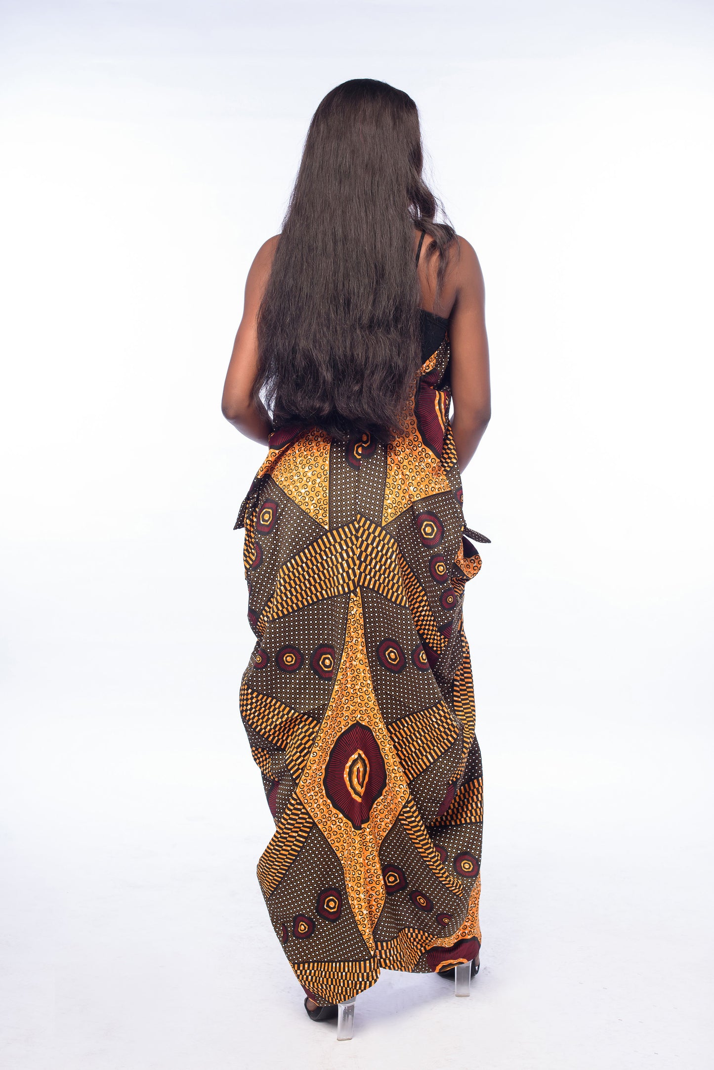 Ngozi Oversized Halter Cargo Dress