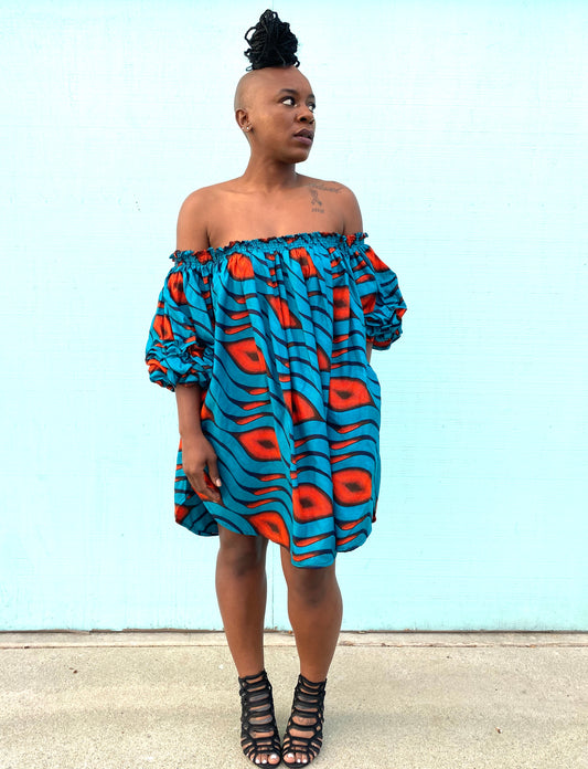 Abíọ́lá Off Shoulder Dress