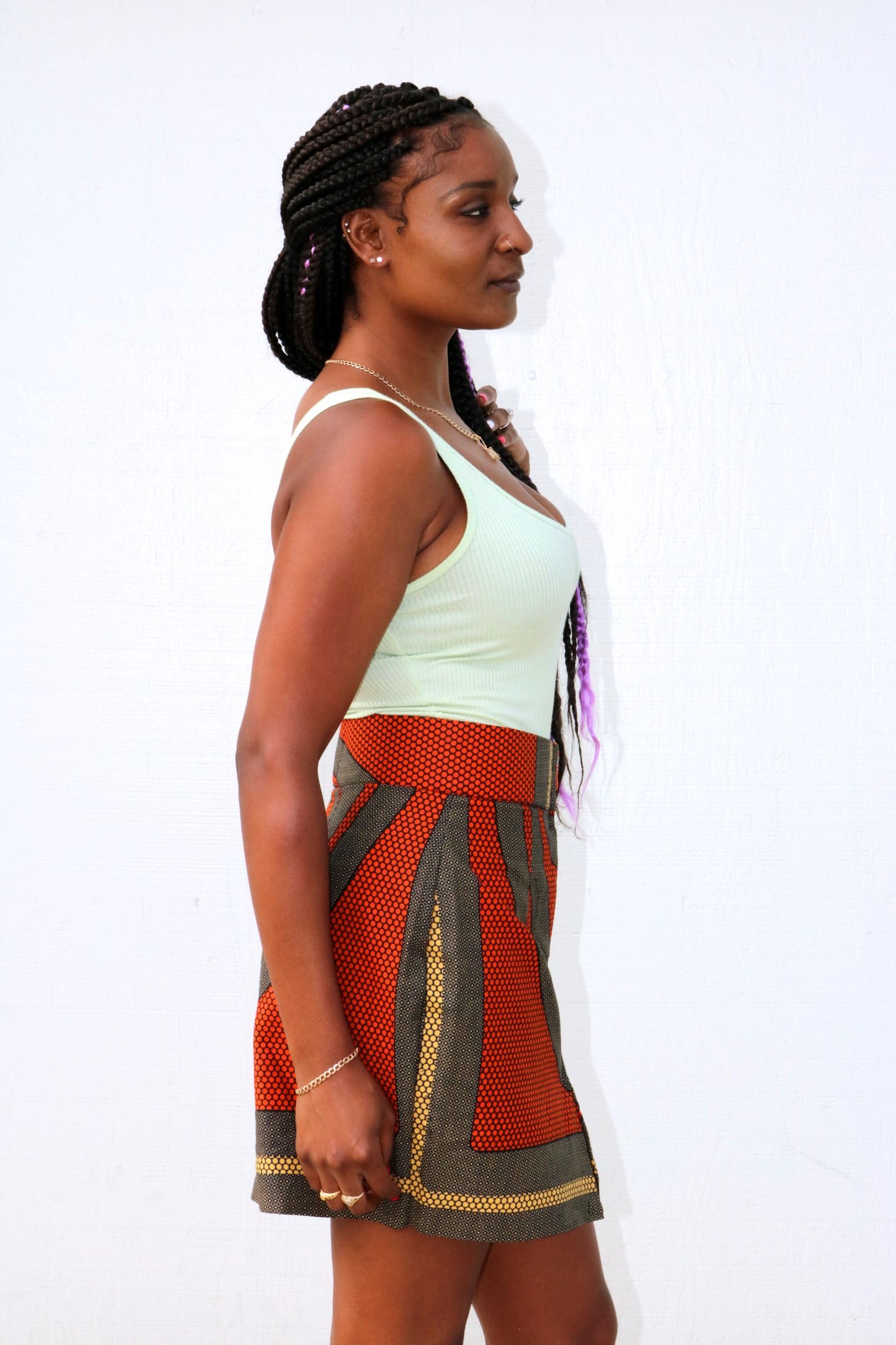 Nneka Front Zip Skirt