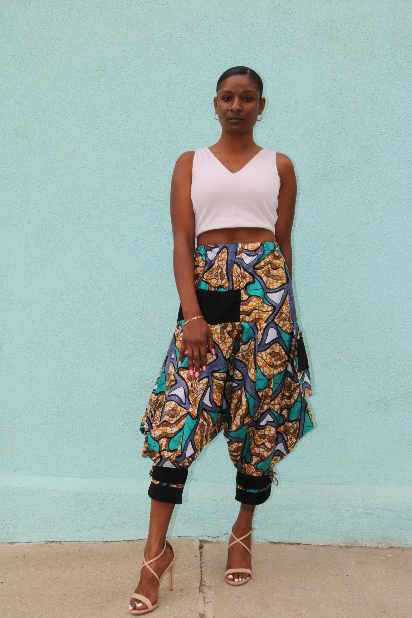 Wasa Teal Harem Pants