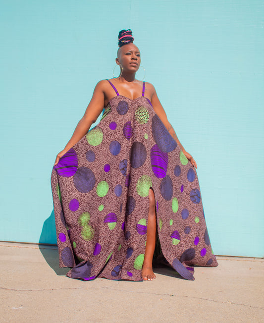 Uwa Oversized Maxi Dress