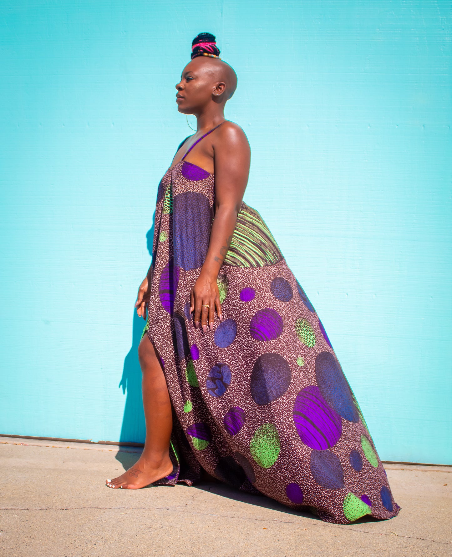 Uwa Oversized Maxi Dress