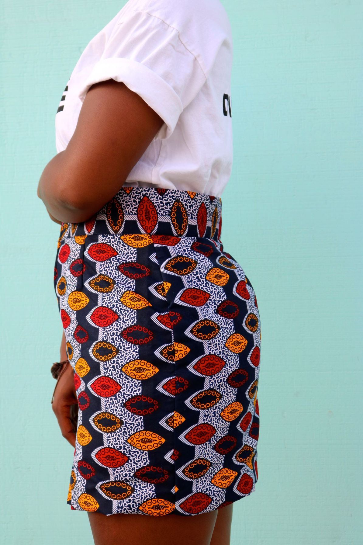 Chi-Chi Zip Front Mini Skirt